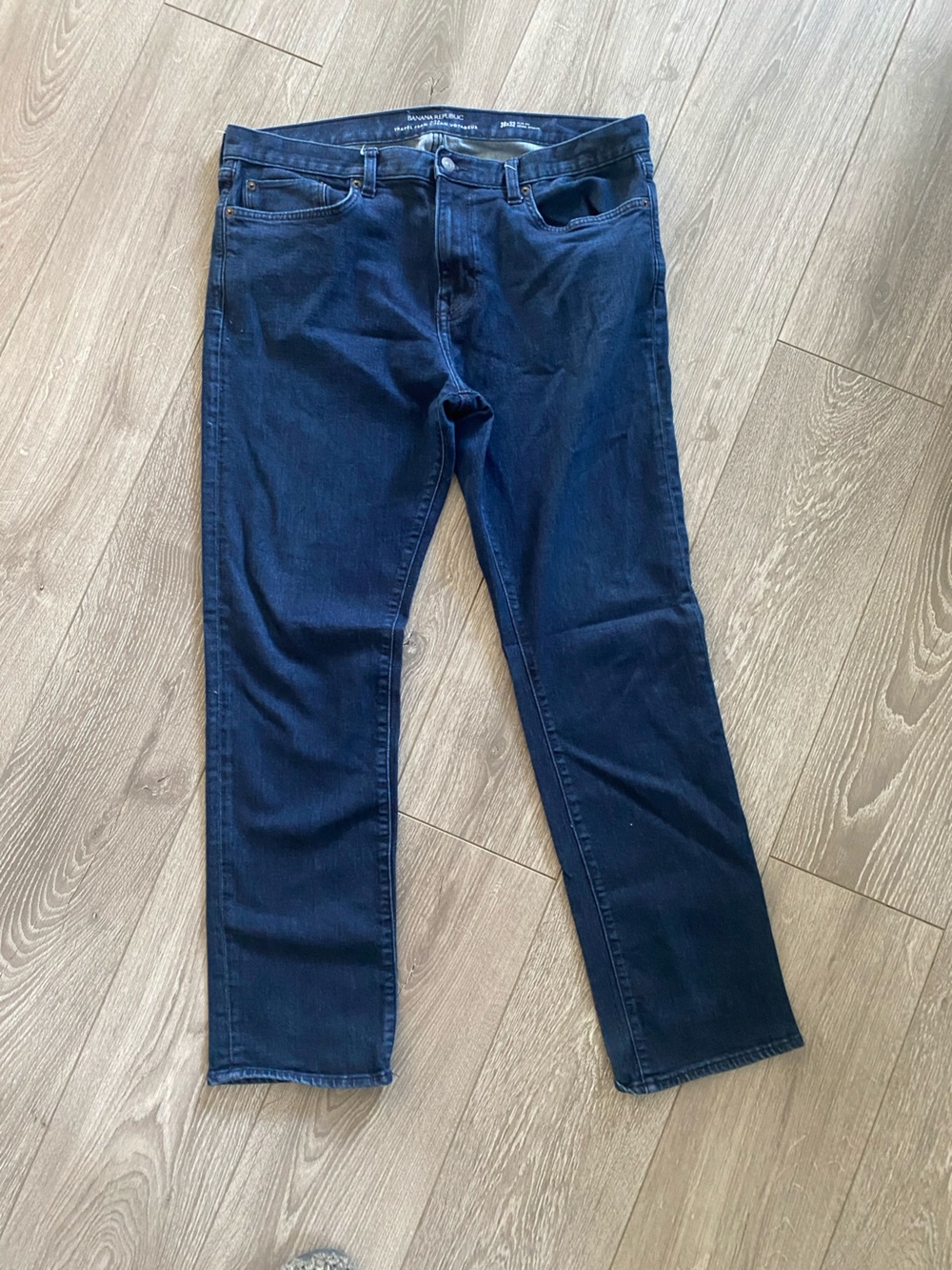 Banana Republic Men's Dark Blue Straight-Leg Jeans